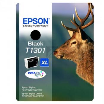 Epson Tintenpatrone schwarz HC (C13T13014012, T1301)