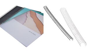 Fellowes Binderücken A4 10 mm Metall für 51-80 Blatt silber 100er-Pack