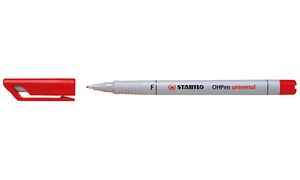 Stabilo OHPen universal fein 852-40 rot 0,7 mm