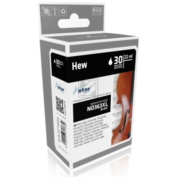Astar Tintenpatrone schwarz HC (AS15719) ersetzt 363XL