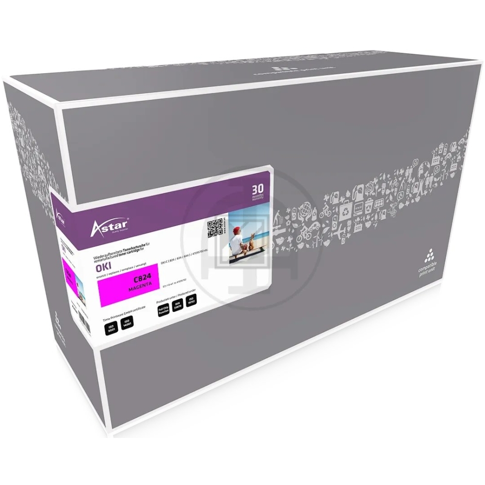 Astar Toner-Kit magenta (AS20289) ersetzt 47095702