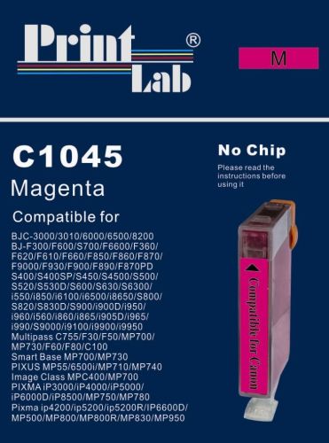 PrintLab Tintenpatrone magenta (C1045) ersetzt BCI-6M