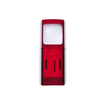WEDO Rechtecklupe mit LED-Licht 2717502 rot Blister