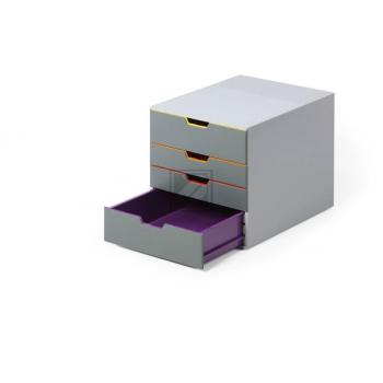 DURABLE Schubladenbox VARICOLOR 760427 4 Schubladen, color