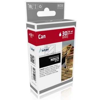 Astar Tintenpatrone schwarz photo (AS15529) ersetzt PGI-525PGBK