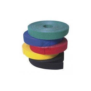 LogiLink Kabelbinder aus Klettband 4 m, grün