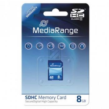 MEDIARANGE SDHC SPEICHERKARTE 8GB MR962 Klasse 10