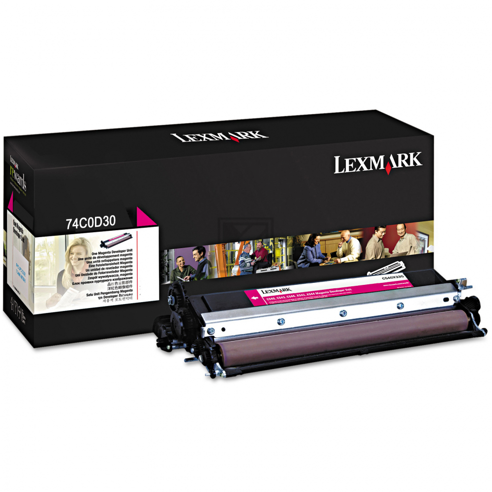 Lexmark Entwicklereinheit magenta (74C0D30)