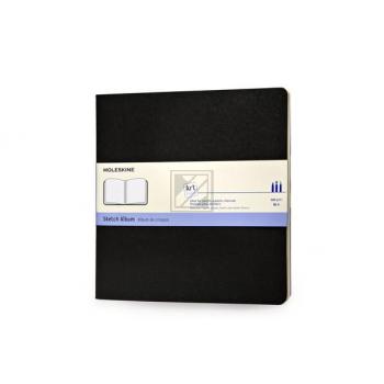 MOLESKINE Skizzenbuch 19x19cm 338-8 blanko schwarz