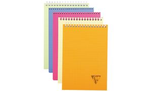 CF Spiralblock A5 kariert Inh.80 Blatt 90 g/qm Clairefontaine