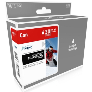 Astar Tintenpatrone schwarz HC (AS15178) ersetzt PGI-2500XLBK