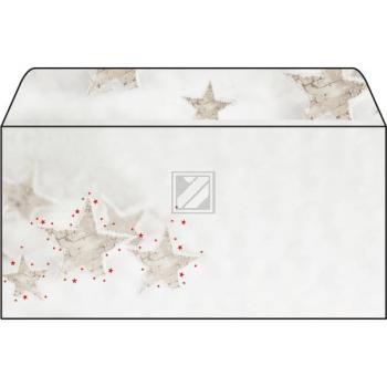 SIGEL PC-Umschläge C6/5 DU250/W Christmas Timber 25 Stück