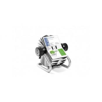 DURABLE Rollkartei VISIFIX FLIP 248123 silber, f. 400 Karten 104x72mm