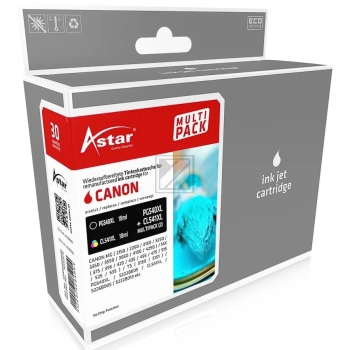 Astar Tintenpatrone cyan/magenta/gelb, schwarz (AS42215) ersetzt PG-540XL