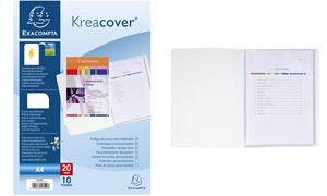 EXACOMPTA Sichtbuch A4 58109E weiss 10 Taschen