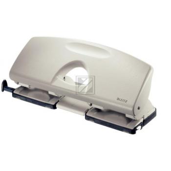 LEITZ Doppellocher 4/2.5mm 50120085 grau, 25 Blatt A6-A4