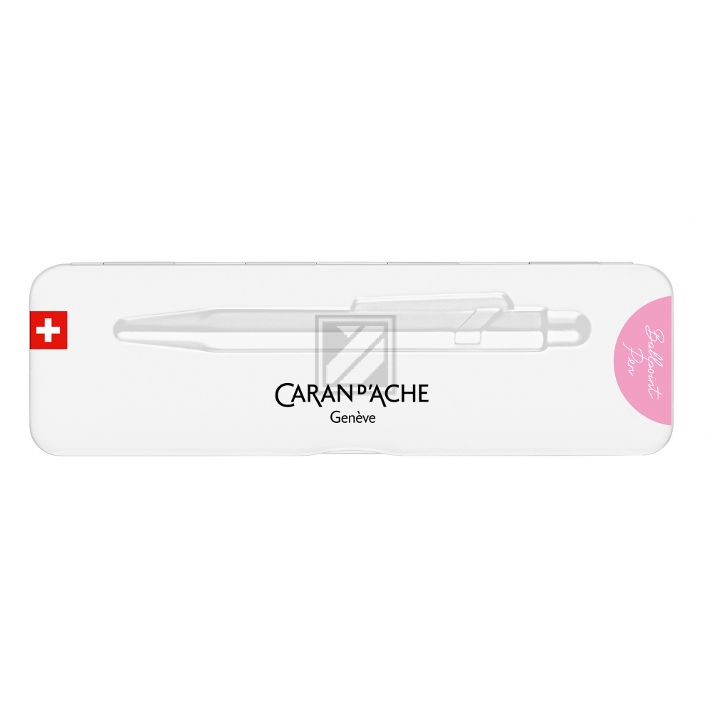 CARAN D'A Kugelschreiber 849 Colormat-X 849.591 rosa, Slimpack