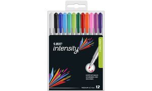 BIC Finliner Intensity M 0.7mm 964893 Durable, 12 Farben