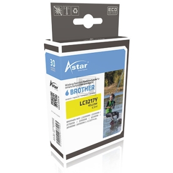 Astar Tintenpatrone gelb (AS70058) ersetzt LC-3217Y