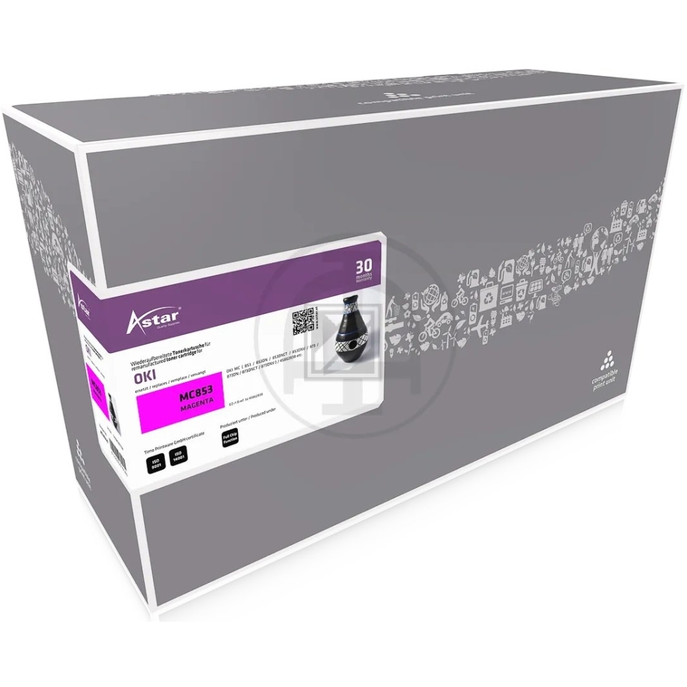 Astar Toner-Kit magenta (AS20229) ersetzt 45862838