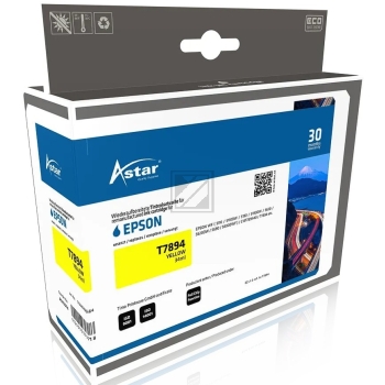 Astar Tintenpatrone gelb HC plus (AS70074) ersetzt T7894