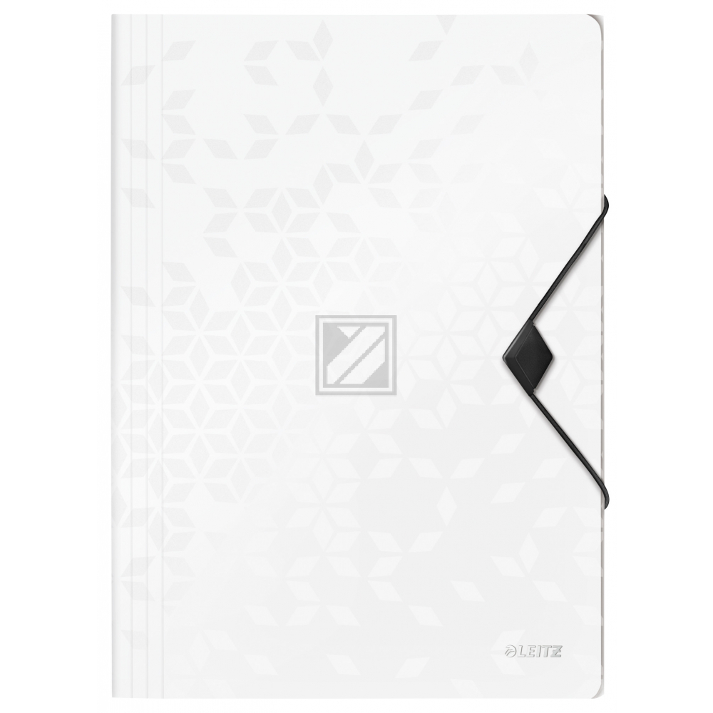LEITZ Sammelmappe WOW A4 45990001 weiss für 150 Blatt
