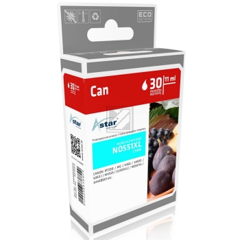 Astar Tintenpatrone cyan HC (AS15415) ersetzt CLI-551CXL