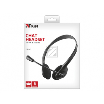 TRUST PRIMO CHAT HEADSET 21665 fuer PC und Laptop RFID-Chip