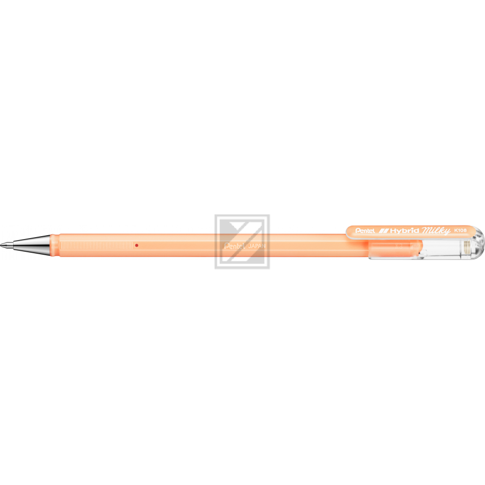 PENTEL Roller Hybrid Metal 0.8mm K108-PF pastell orange