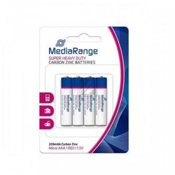 MEDIARANGE SUPER HEAVY DUTY BATTERIE (4) MRBAT141 R03 Zink-Kohle Micro AAA 1,5V