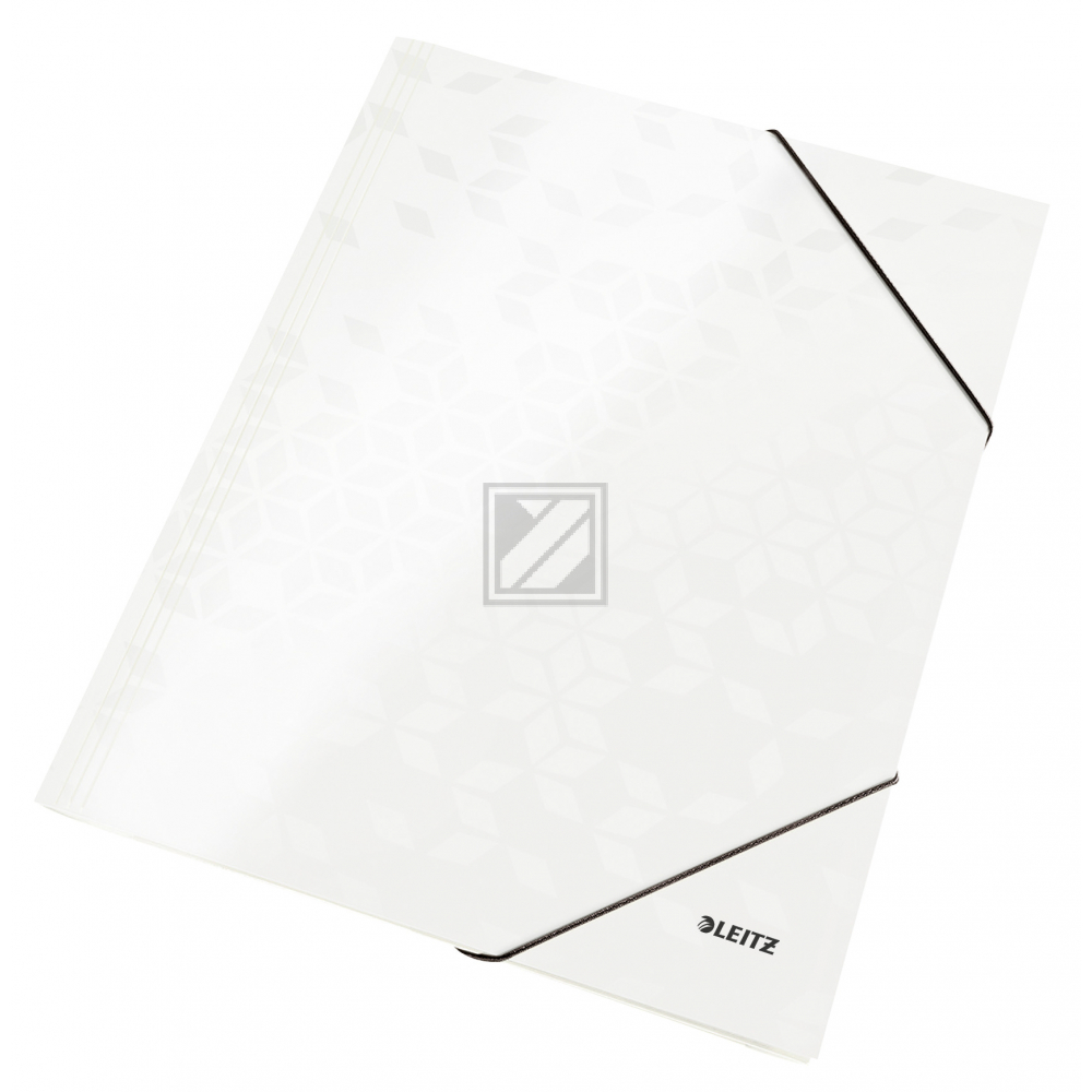 LEITZ Eckspannermappe WOW A4 39820001 weiss