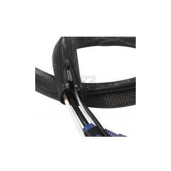 Logilink Flexibler Kabelschutz mit Reißverschluss