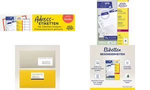 AVERY Zweckform QuickPEEL Adress-Etiketten, 63,5 x 38,1 mm