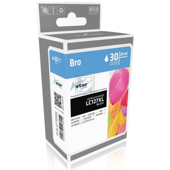 Astar Tintenpatrone schwarz HC (AS15198) ersetzt LC-127XLBK