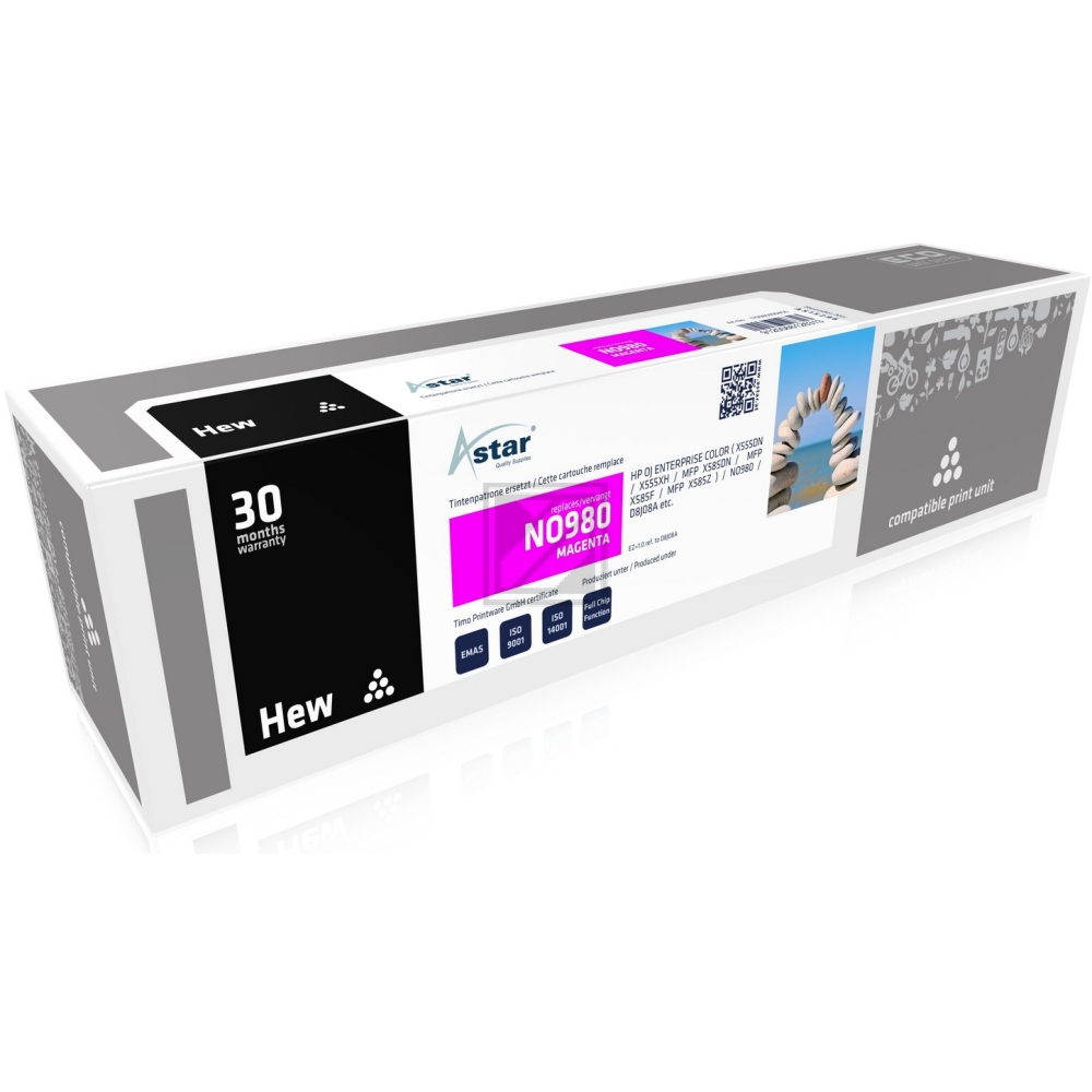 Astar Tintenpatrone magenta (AS15296) ersetzt 980