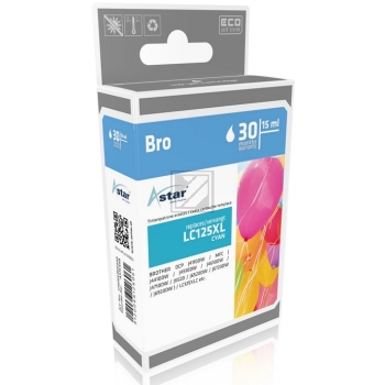 Astar Tintenpatrone cyan HC (AS15498) ersetzt LC-125XLC