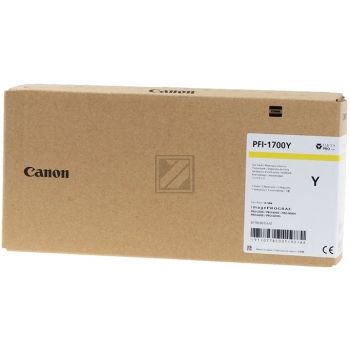 Canon Tintenpatrone gelb (0778C001, PFI-1700Y)