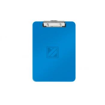 LEITZ Klemmbrett WOW PS A4 39710036 blau metallic 80 Blatt