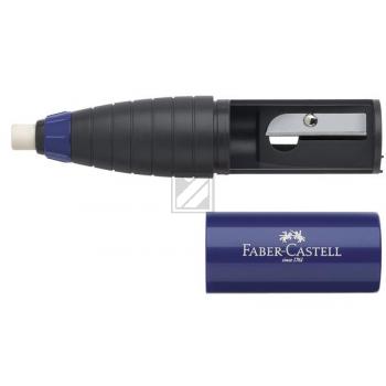 FABER-CA. Radierer-Spitzer Kombi 184401 rot/blau