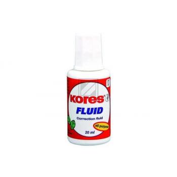 KORES FLUID Pinselflasche weiss KF66101 auf Benzinbasis 20ml