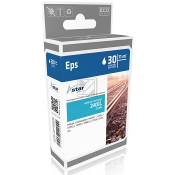 Astar Tintenpatrone cyan HC (AS15244) ersetzt T2432