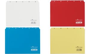 Durable Register A5 quer PP Leitregister blau