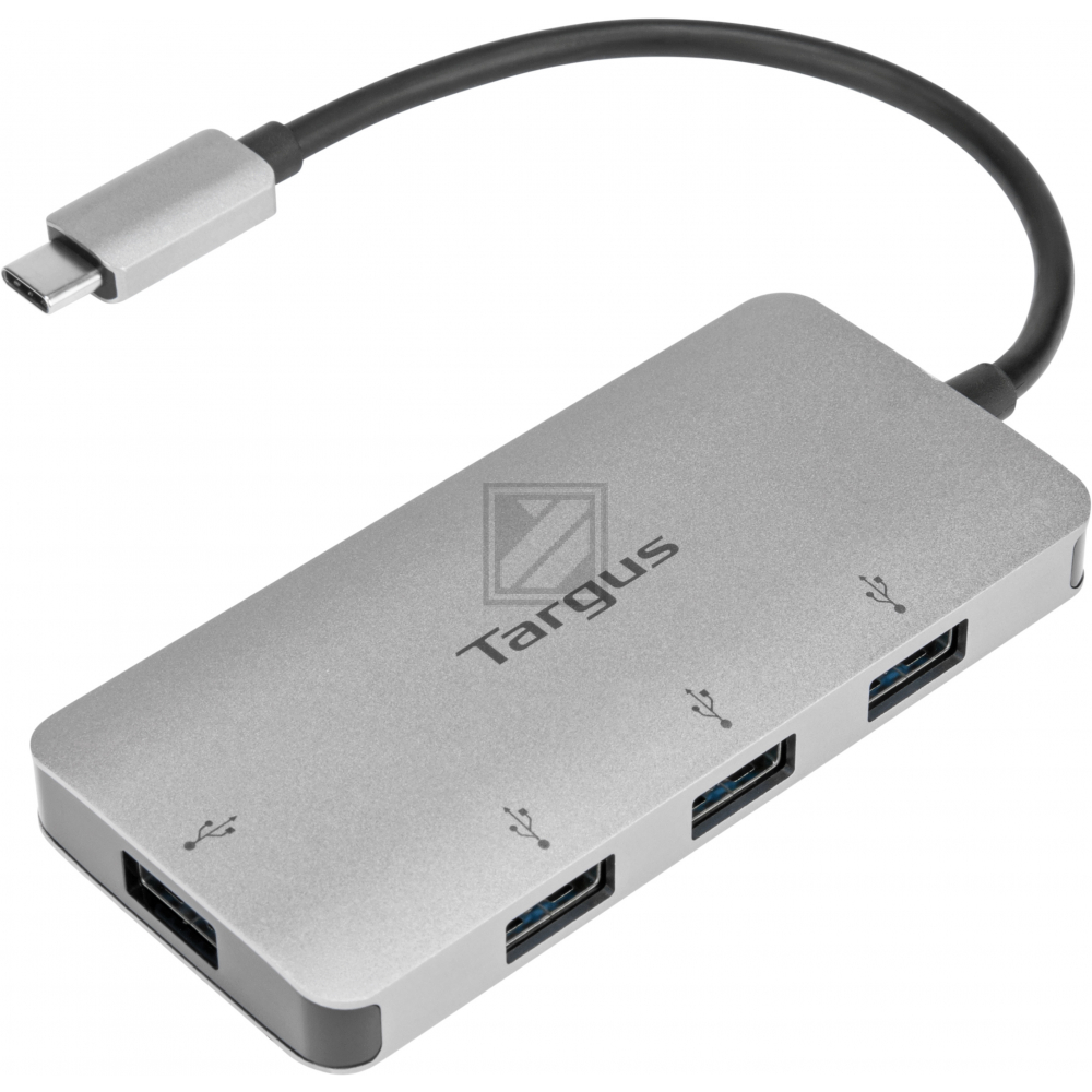 TARGUS USB-C 4 PORT HUB AL CASE ACH226EU Space Grey