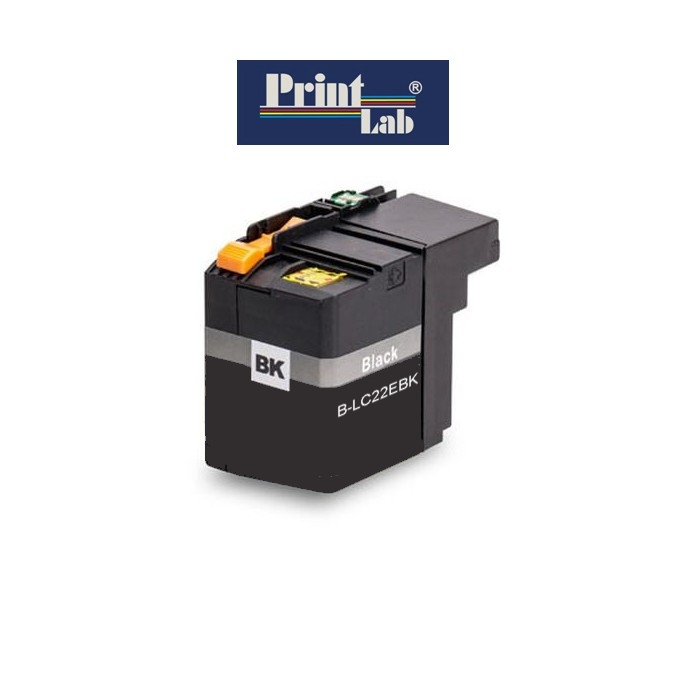 PrintLab Tintenpatrone schwarz (B4195) ersetzt LC-22EBK