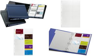 Durable Erweiterungssatz für Visitenkartenringbuch A4 Inh.10 farblos