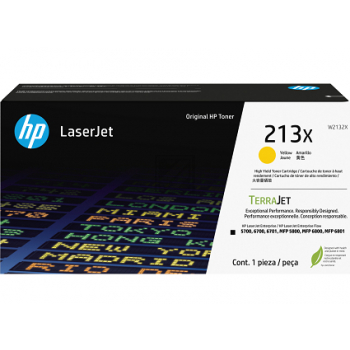 HP Toner-Kartusche gelb HC (W2132X, 213X)