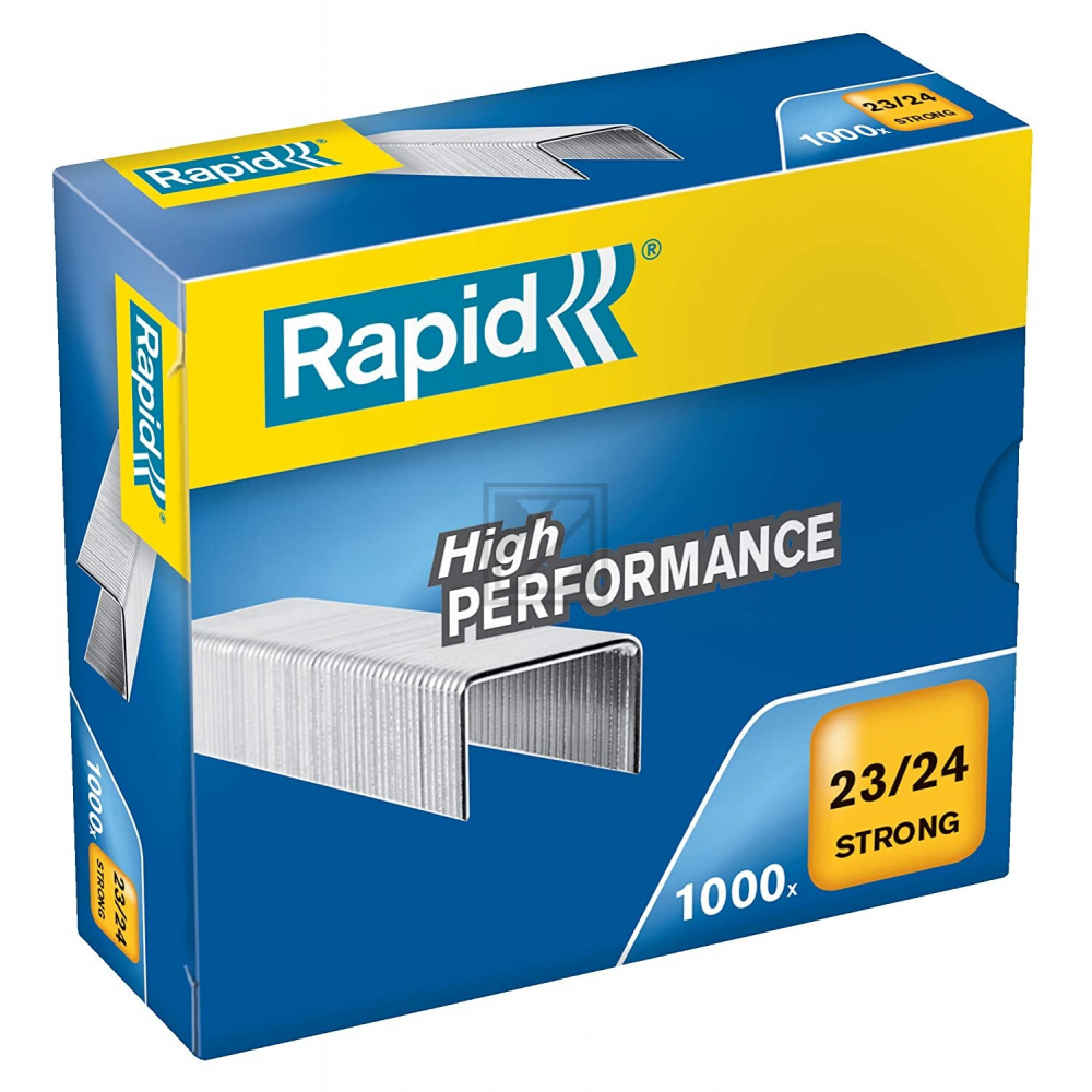 RAPID Heftklammern 23/24 verzinkt 24870500 max. 210 Blatt 1000 Stück