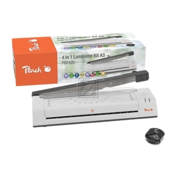 PBP420 PEACH 4IN1 LAMINATOR+SCHNEIDER A3 511057 inkl. Hebelschneider u. Folien