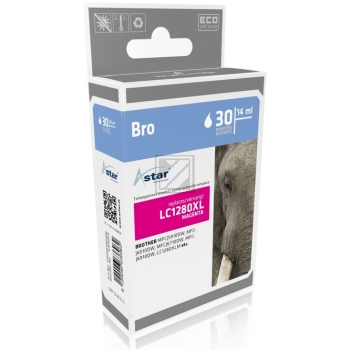 Astar Tintenpatrone magenta HC (AS15265) ersetzt LC-1280XLM