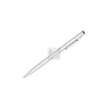 LogiLink Touch Pen mit Kugelschreiber & SIM Karten Nadel, silber